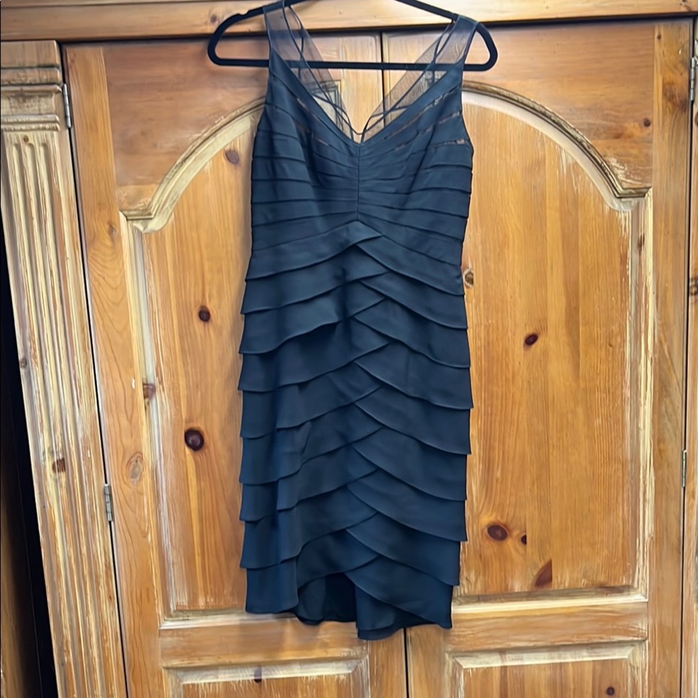 Elegant Black Layered Dress